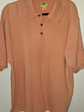 Duck Head Peach Short-Sleeve Polo